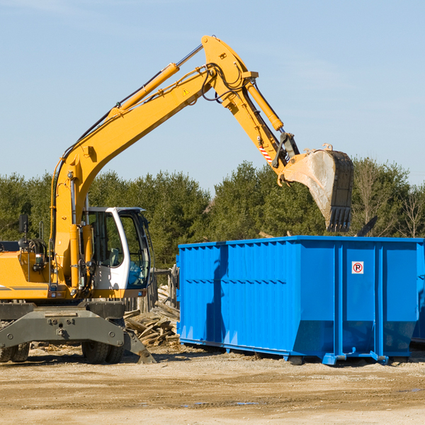 can i rent a residential dumpster for a construction project in Azure